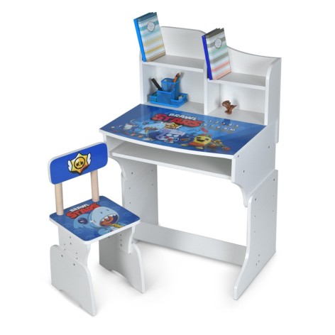 Детская Парта M 904-7 высота 3 положения, со стульчиком