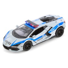 Колекційна машинка "Lamborghini Revuelto" KT5459WPR(Silver) масштаб 1:42