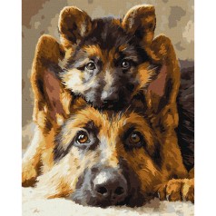 Картина за номерами "Разом завжди" KHO6944, 40х50 см