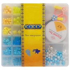 Набор бисера для изготовления креативных аксессуаров PL-15/01/05 бусины, бисер, подвески