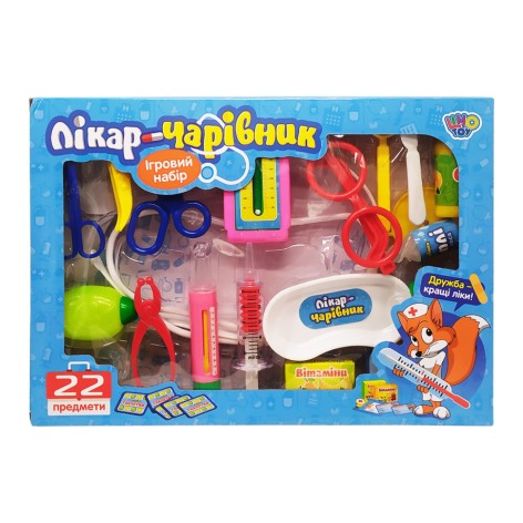 Игровой набор Доктор-волшебник Limo Toy M 0462, 22 предмета C