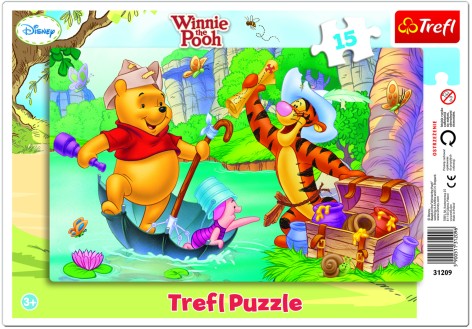 Пазлы - (15 Элм. Рамкой) - 