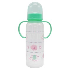 Бутылочка пластиковая с ручками MGZ-0207(Green) 250 мл
