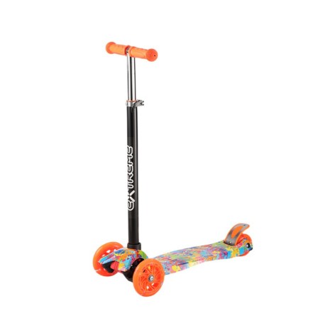 Самокат детский 3-х колесный SC25103(Orange) колеса со светом