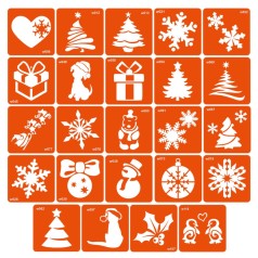 Набір трафаретів для біо-тату «W - зима» w-simple_24_1