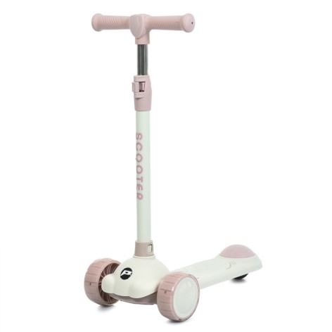 Самокат детский трехколесный JR3-129-P, колеса со светом