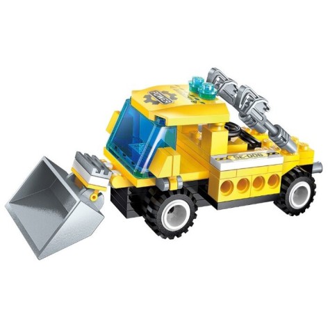 Дитячий Конструктор Qman 1408-1-8 транспорт, 76 дет  Ball Dozer