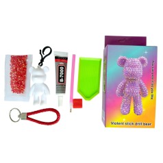 Дитячий набір для творчості "Створи брелок Ведмедик" FV25 червоний