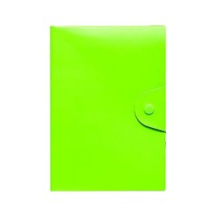 Блокнот А6 на кнопке 5901-3Х клетка 80 листов 11х16 см  Зеленый