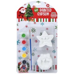 Дитячий набір для розпису гіпсових фігурок "Різдвяний декор" 1208-3