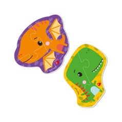 Магнітні бебі пазли "Динозаврики" Vladi Toys VT3208-16