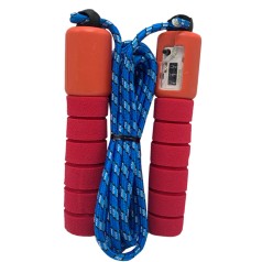 Швидкісна скакалка з лічильником MS 0345-1(Red) довжина 280 см
