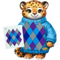 Развивающий пазл-вкладыш 