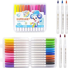 Дитячі фломастери "Water color pen" 228-24(Blue) 24 кольори