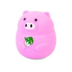 Дитяча іграшка-антистрес "Свинка" MS 3950(Pink) з борошном, 8 см