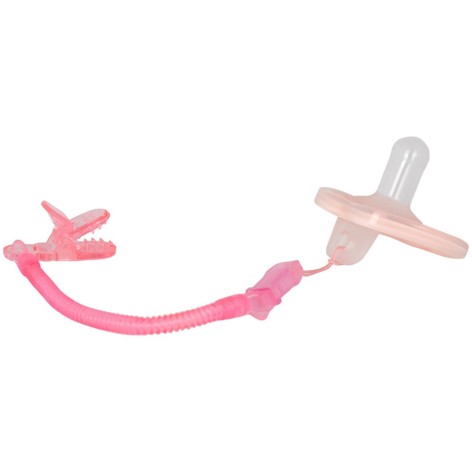 Цепочка для пустышки "Спираль" 3335_рожевий