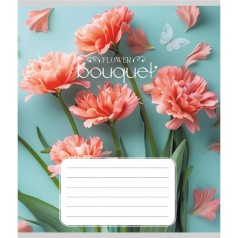 Зошит учнівський "Букет" 024-550337K-5 в клітинку, 24 аркуші