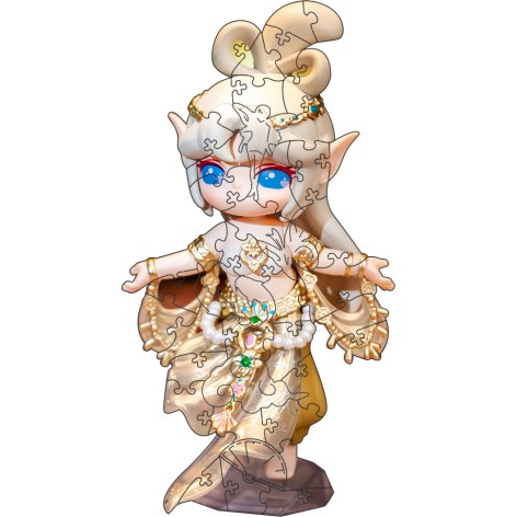 Фігурний пазл з дерева 