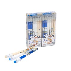 Ручка «Пишет-Стирает» 34245 синяя, в упаковке 12 штук