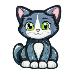 Дитячий пазл-вкладиш "Котик" Puz-22958, 13 елементів