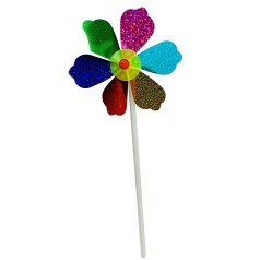 Дитячий вітрячок М 2410-1 діаметр 14 см, паличка 27см