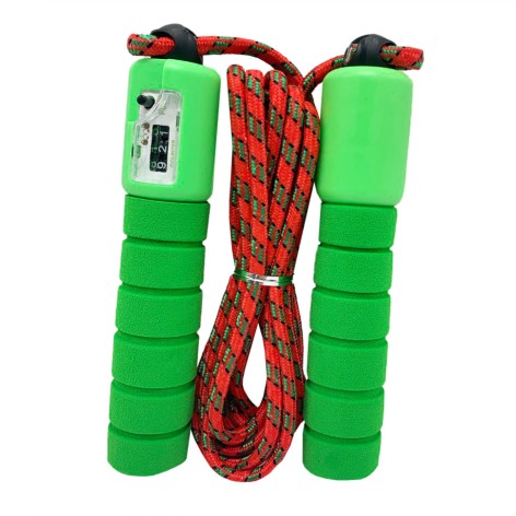 Скоростная скакалка со счетчиком MS 0345-1(Green) длина 280 см