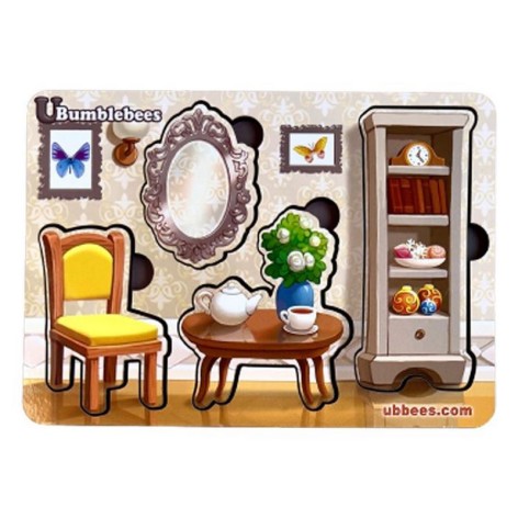 Дерев'яний пазл-вкладиш 