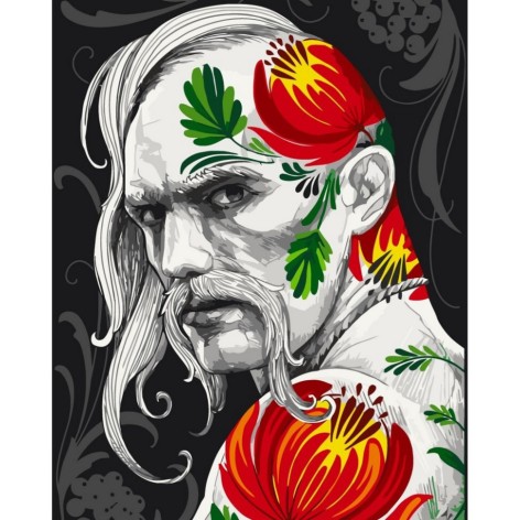 Картина за номерами без підрамника 