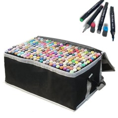 Набір двосторонніх скетч маркерів для малювання NF-00007830, 262 шт