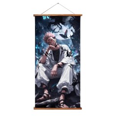 Інтер'єрна картина Гобелен "Магічна битва" Сукуна OT1003, 40х80 см