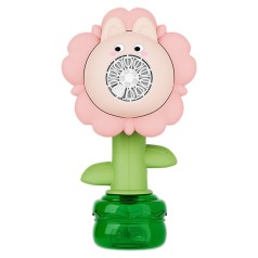 Мильні бульбашки Flower Bubble Machine BJC-5A(Bunny-Pink) зі світлом