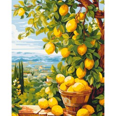 Картина за номерами "Лимонне дерево" LW3490, 40х50 см