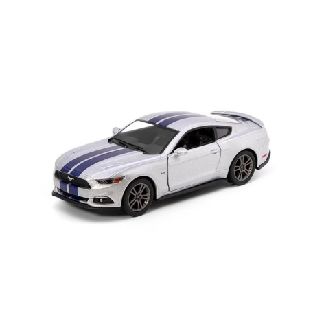 Дитяча модель машинки Ford Mustang GT (2015) Kinsmart KT5386FW, 1:38  Silver