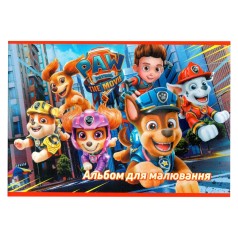 Альбом для малювання "Герої мультфільмів" 902053, 24 аркуші, скоба, в асортименті