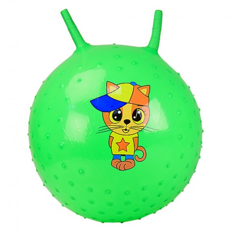 М'яч для фітнесу CB4503 пухирчатий з ріжками  Зелений