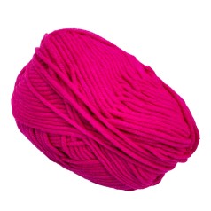 Пряжа фасована петляста NB104, 80% бавовни, 20% молочна клітковина, троянда червона