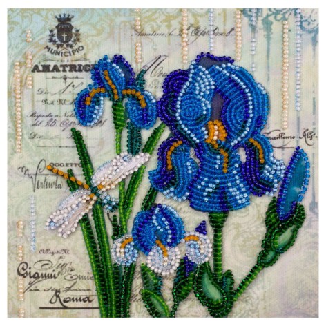 Набор для вышивки бисером "Ультрамарин" AM-181 на натуральном холсте