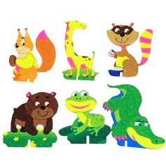 Набір фетрових фігурок на підставці 