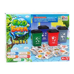 Настільна дитяча гра "Еко Батл: Чиста планета 5 в 1" 25045