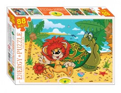 Дитячі Пазли Левеня і Черепаха 83361 ЕГ-10 88 елементів
