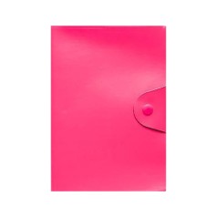 Блокнот А5 на кнопке 5902-3X клетка 80 листов 14х21 см Розовый