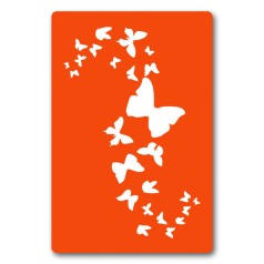 Трафарет для біо-тату Метелики bx002-15*20см, розмір 15х20 см