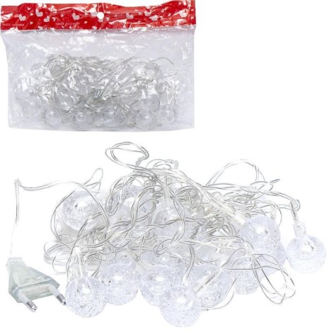 Гірлянда електрична "Кульки об'ємні" RJ-16 LED 20 лампочок, мультиколір 3,5 м 