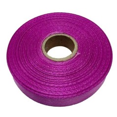 Атласна стрічка для рукоділля АБ-334, 2,5 см x 23 м, Маджента