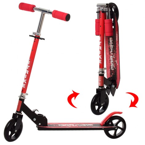 Самокат с подножкой SR 2-005 складной  2-005-RB