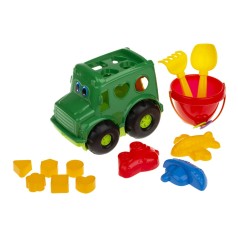 Сортер-автобус "Бусик" №3 Colorplast 0268  Зелений