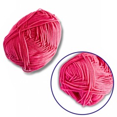 Пряжа фасована петляста NB103, 80% бавовни, 20% молочна клітковина, персикова пудра