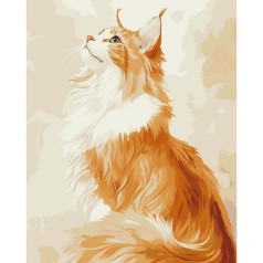 Картина за номерами "Рудий Мейн-кун" ©arttem_illustration 11704-AC 40х50 см 