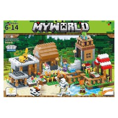 Конструктор дитячий Майнкрафт My World 600D пластик, 778 деталей