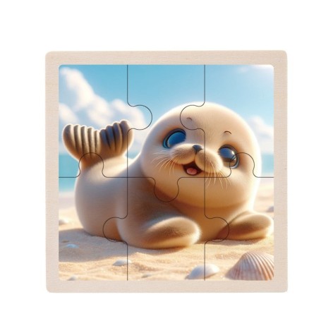 Дитячий дерев'яний пазл-вкладиш 